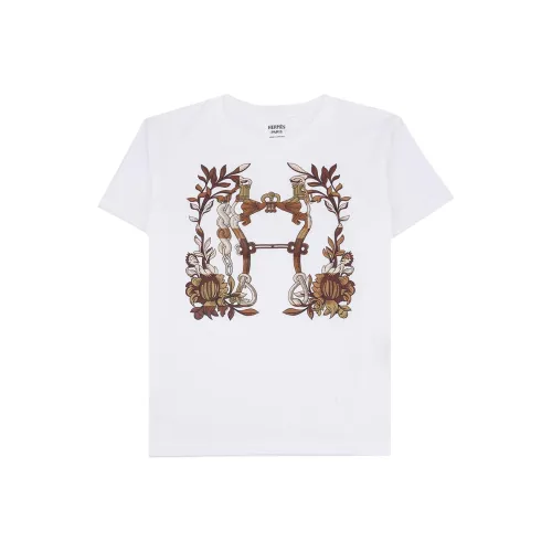 HERMES Стандартная футболка Women's White