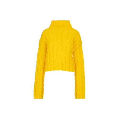 BALENCIAGA Желтые Женские Свитеры