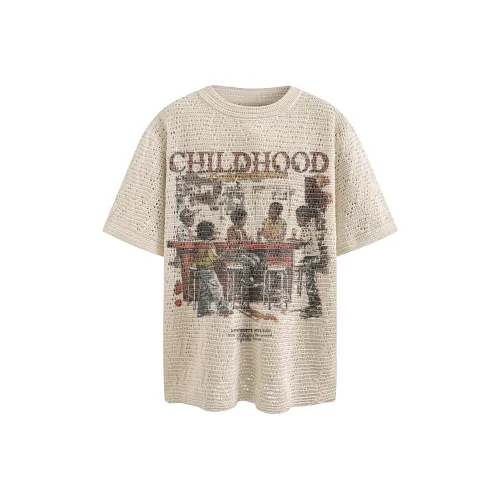 BEAR UNION Рукав с оборванным плечом T-рубашка Женская Хаки