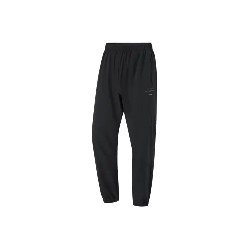 LINING Fitness Series Мужские спортивные брюки черного цвета