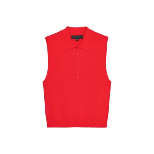 ZARA Красные Женские Майки