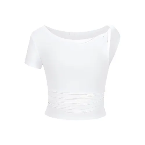 SYEEE WITH U Т-рубашка с оборванным рукавом женская