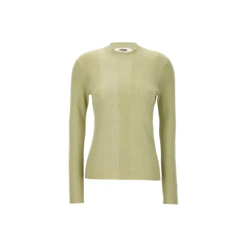 FENDI Зеленые Женские Свитеры