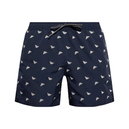 EMPORIO ARMANI Повседневные шорты Мужские Синие