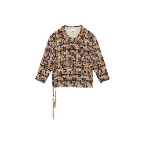 ISABEL MARANT Светло-фиолетовый Желтый Женские Свитеры