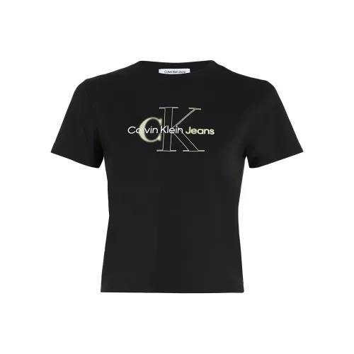 Calvin Klein T-Shirt Женская Черная Европейская версия