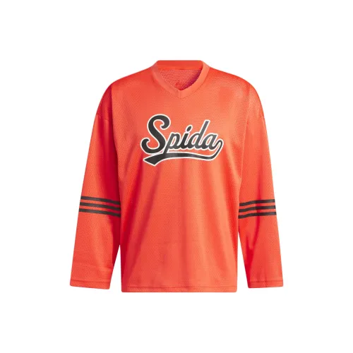 Adidas D.O.N. Long Sleeve Сетка Рубашка Баскетбол Джерси Мужской Ярко-красный