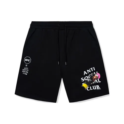 ANTI SOCIAL SOCIAL CLUB x UFC SS24 Повседневные шорты Унисекс Черный