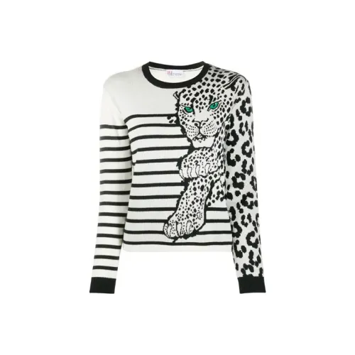 RED VALENTINO Белый Женские Свитеры