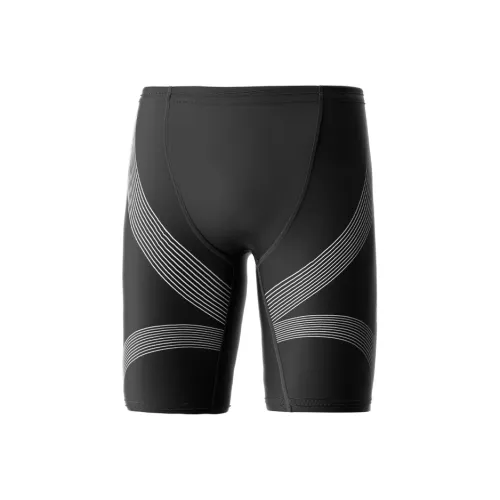 Шорты для спорта с подкладкой мужские черные