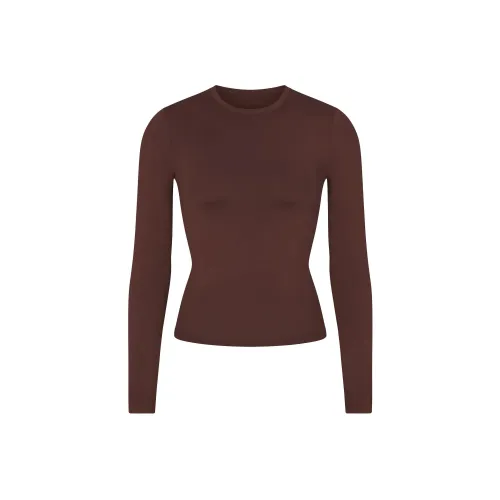 SKIMS T-Shirt Женская Какао Какао