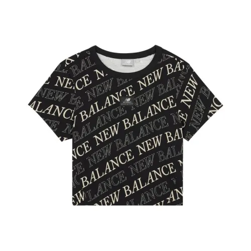 New Balance IU Черные Женские Футболки