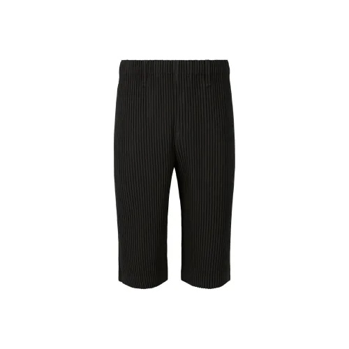 Homme Plissé Issey Miyake SS24 Повседневные шорты Мужские Черные