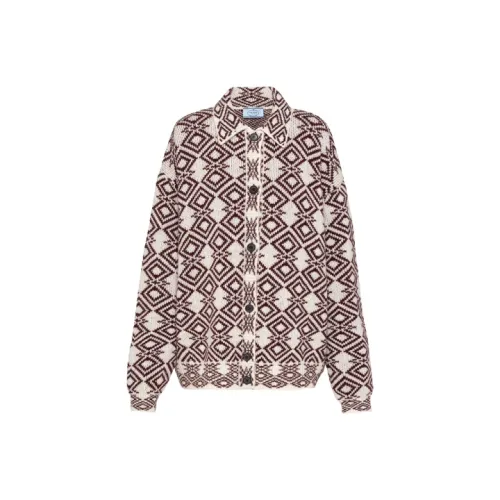 PRADA FW21 Свитер Женский Бежевый