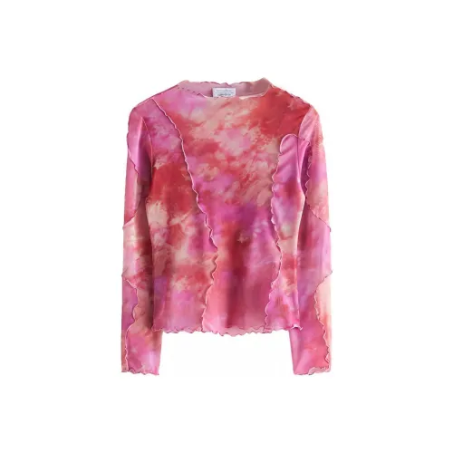 Other Stories Стандартная рубашка T женская розовая Tie Dye