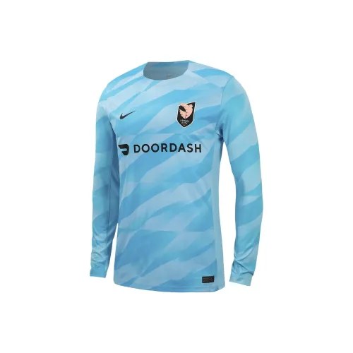 Nike Angel City FC 2024 Goalkeeper Футбол Джерси Унисекс Chilly Синий