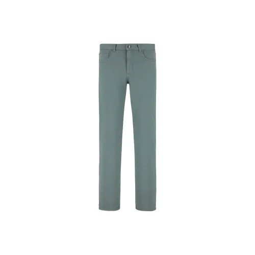 CANALI Повседневные брюки Мужские Зеленые