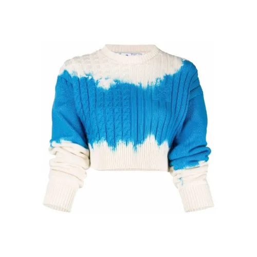 Off Белый FW21 Синий Женские Свитеры