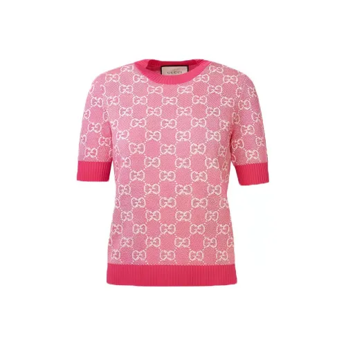 GUCCI Розовые Женские Свитеры