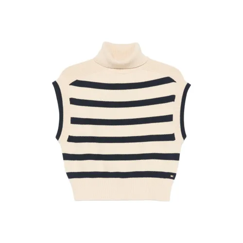 Tommy Hilfiger SS25 Майка Женская Светлый Бежевый