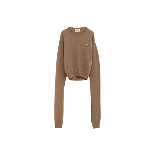 COPERNI SS24 Свитер Женский Светло-Коричневый