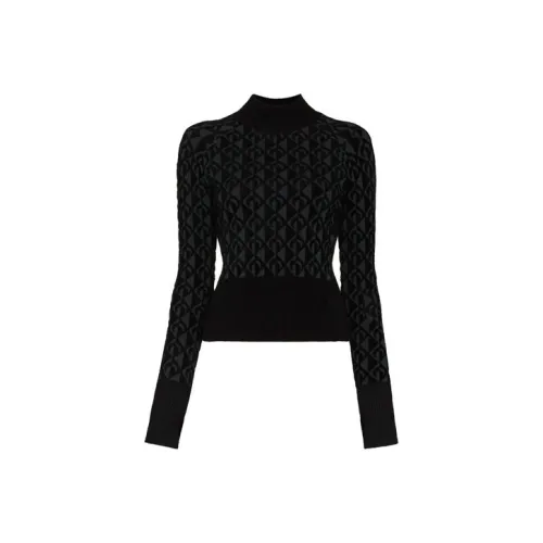 Marine Serre Slim Fit Sweater Women's Black