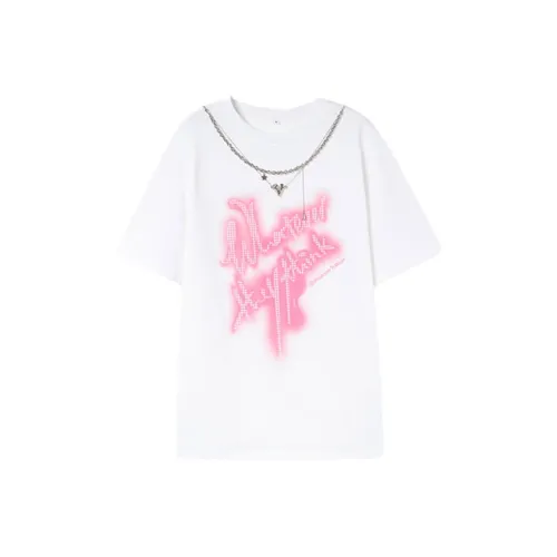 ITIB whatever Бело-розовые Женские футболки