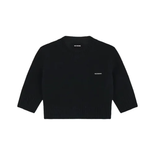 WE11DONE FW24 Свитер Женский Черный