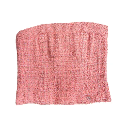 CHANEL CROP TOP Женский Оранжевый Розовый
