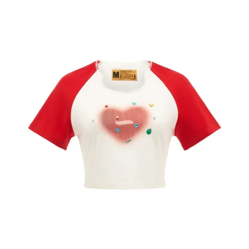 MAMC Белый Женские Короткие Топы