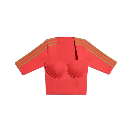 adidas x IVY PARK Кроп-топ Женский Коралловый Розовый