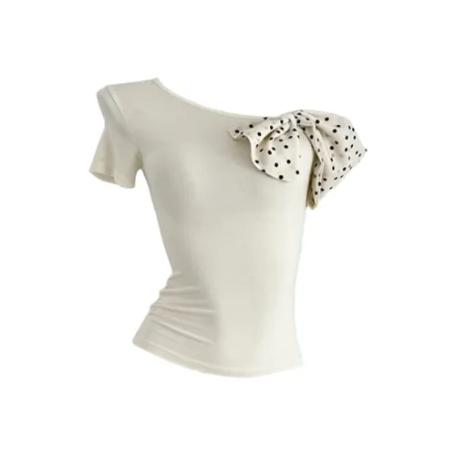 MO VOICE Стандартная T-рубашка Женская Белая