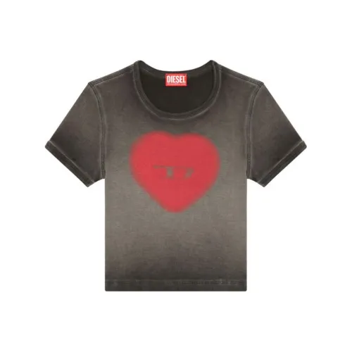 DIESEL Серые Женские Футболки