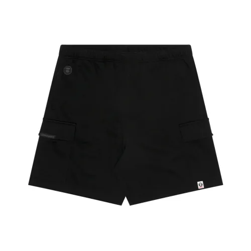 AAPE Черные BKX Мужские Повседневные Шорты