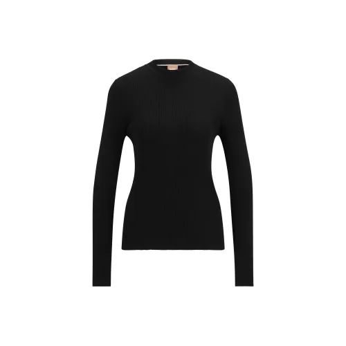 HUGO BOSS Черные Женские Свитеры