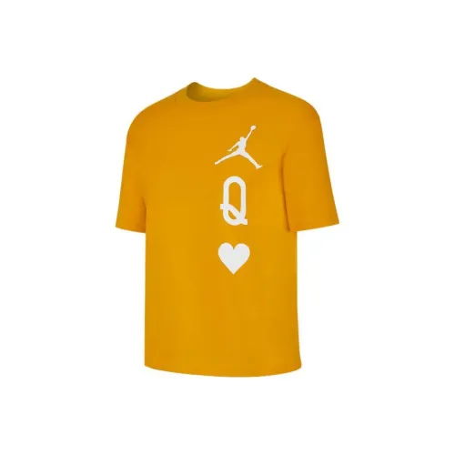 JORDAN Жёлтые Женские T-рубашки