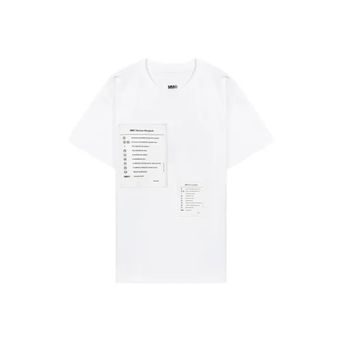 MM6 Maison Margiela совместный бренд SS23 T Рубашка Женская Белая