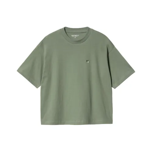 Carhartt WIP SS24 Рукав с оборванным плечом T-рубашка Женская Grass Зеленый