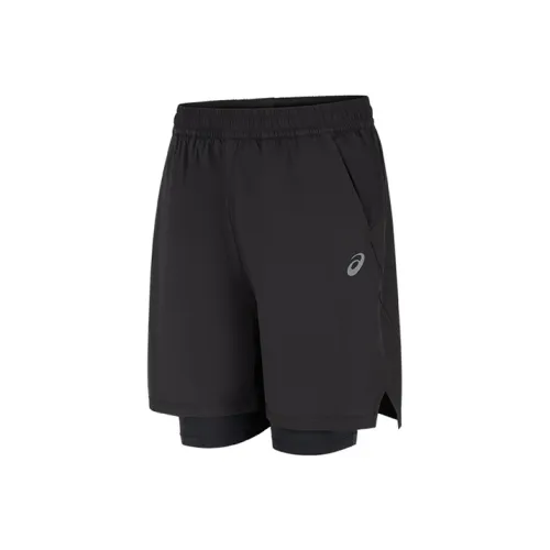 Asics Мужские спортивные шорты черного цвета