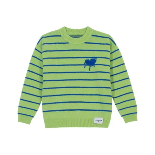 INSANE LASIA Свободный крой Свитер Унисекс Авокадо Зеленый