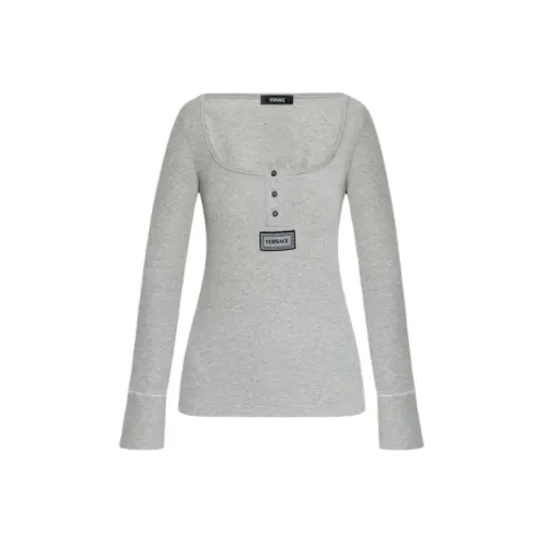 VERSACE Серые Женские T-рубашки