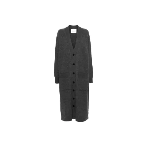 JIL SANDER SS24 Свитер Женский Темно-Серый