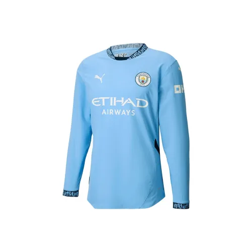PUMA Manchester City Authentic Football Jersey Unisex Blue