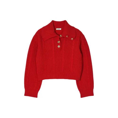 SANDRO Красный Женские Свитеры