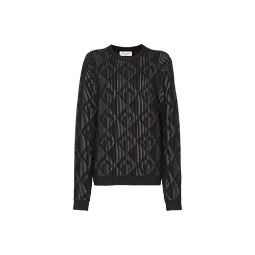 Marine Serre Облегающий свитер женский черный