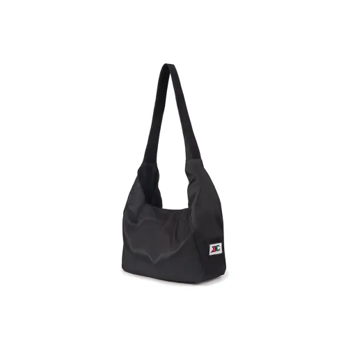 DENGCHANGQIANG Полиэстер Плечевая сумка Женская Черная