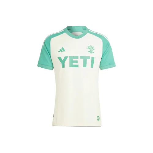 Adidas Austin FC 24 25 Away Authentic Jersey Футбол Джерси Игровая версия Austin Away Мужской Айвори