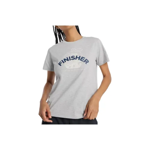 New Balance United Airlines NYC Стандартная T-рубашка Женская Серого цвета