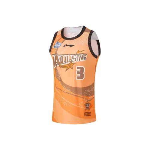 LINING Basketball Collection Баскетбольная Джерси Мужская Солнечно-Оранжевая