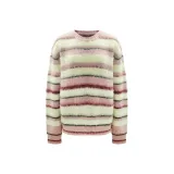 Розово-белый с полосами